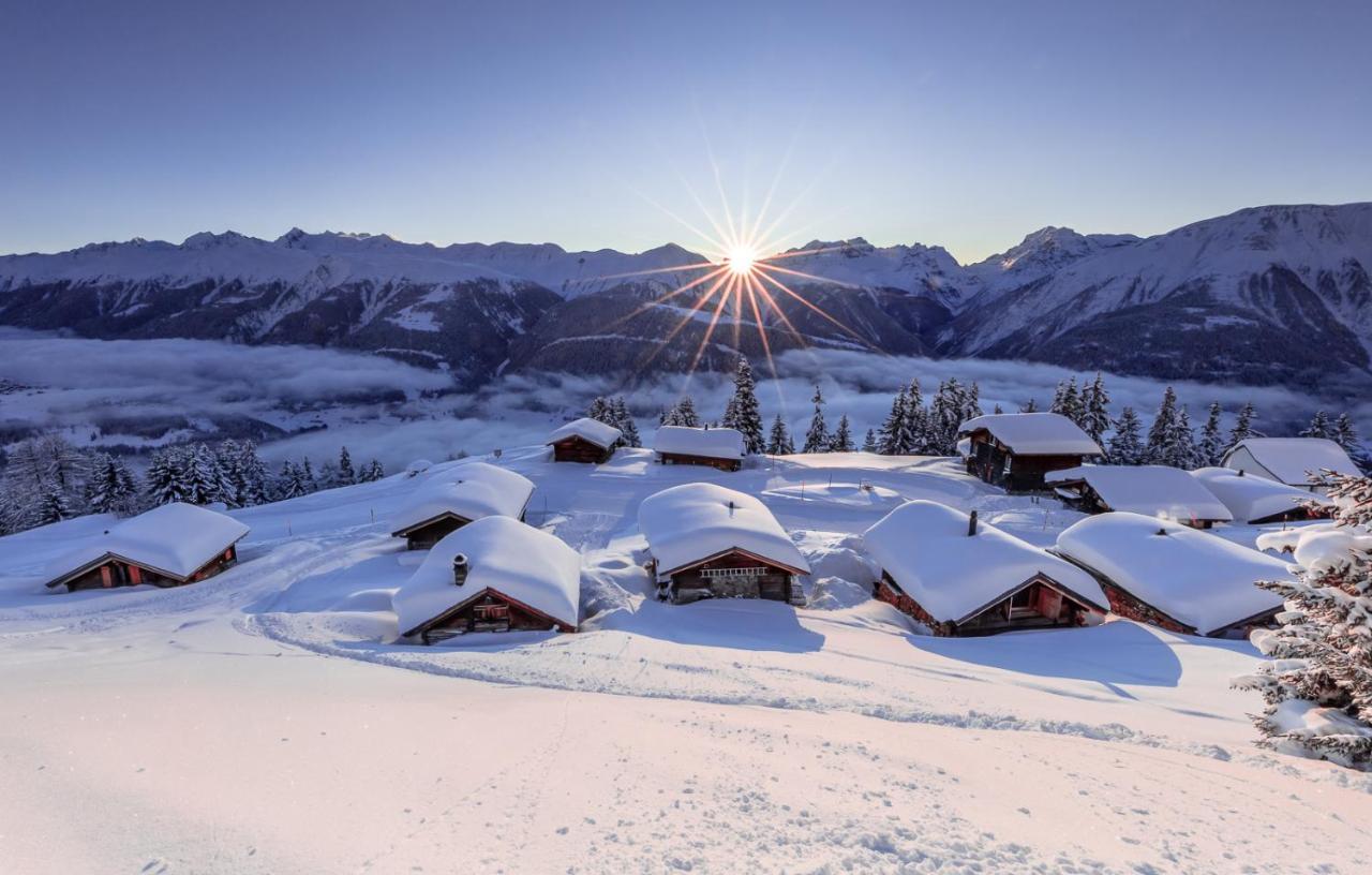 Alphuette Bielerchaeller Villa Fiesch Bagian luar foto