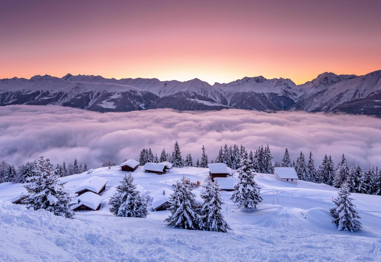 Alphuette Bielerchaeller Villa Fiesch Bagian luar foto