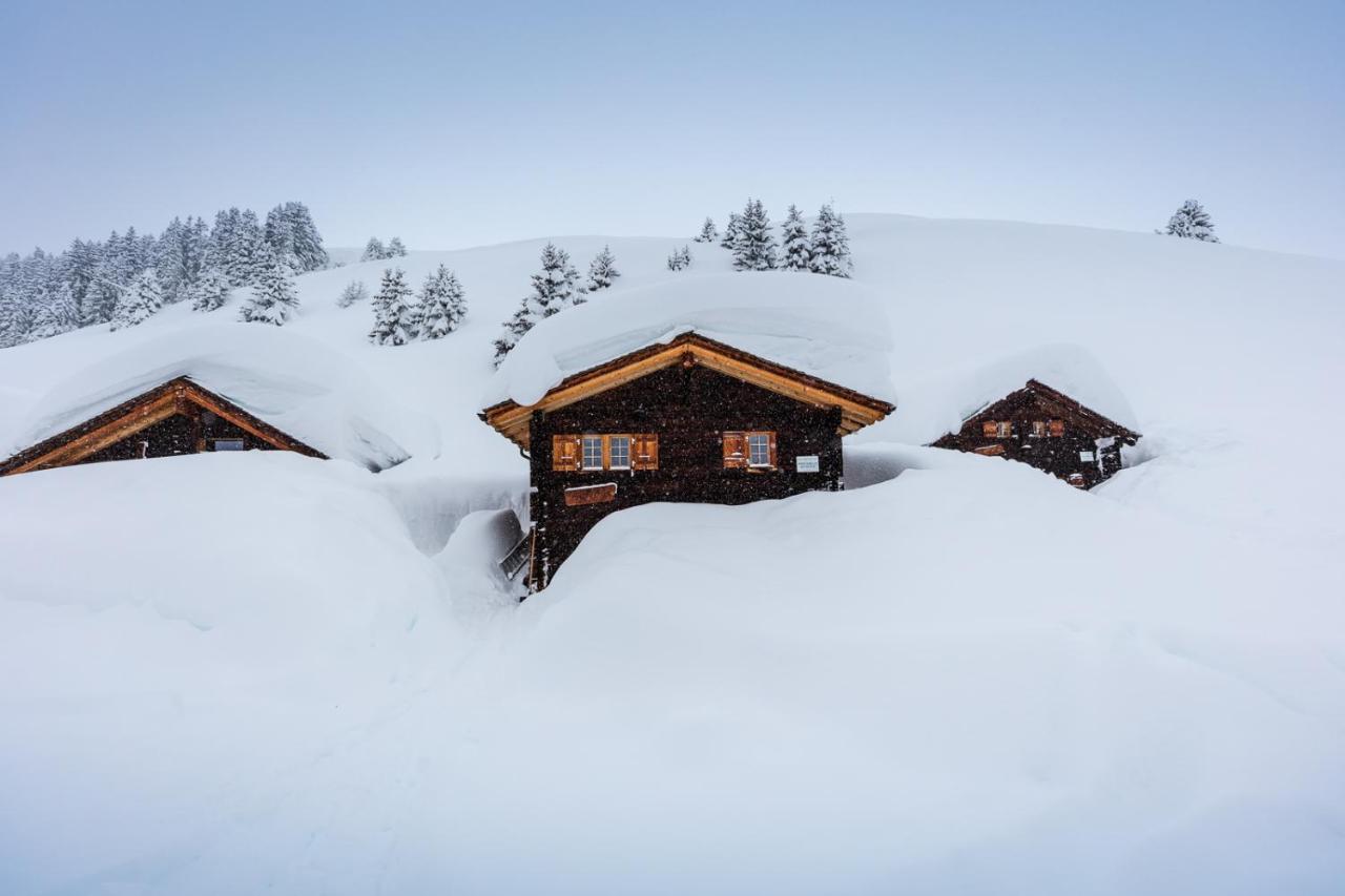 Alphuette Bielerchaeller Villa Fiesch Bagian luar foto