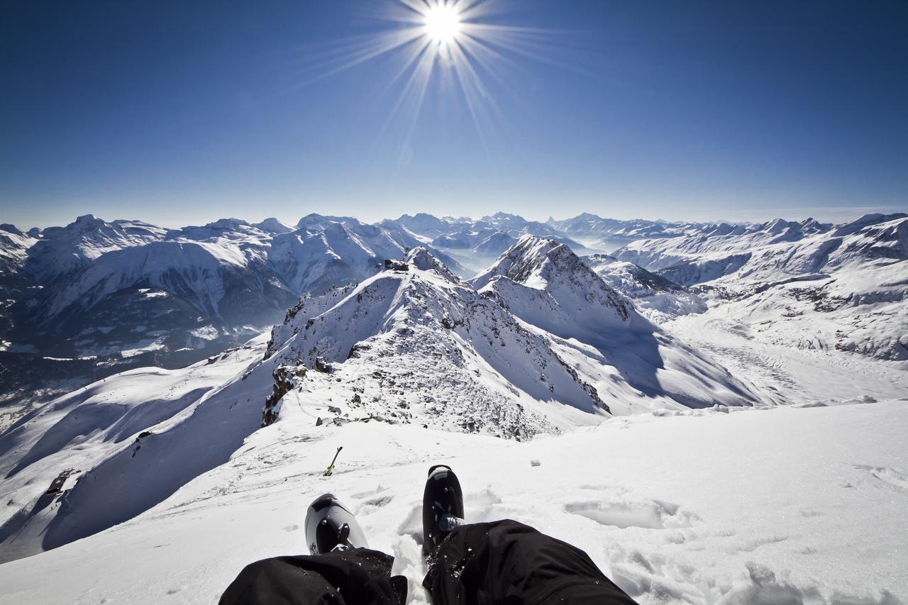 Alphuette Bielerchaeller Villa Fiesch Bagian luar foto